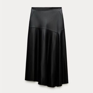 Zara Asymmetrical Black Skirt